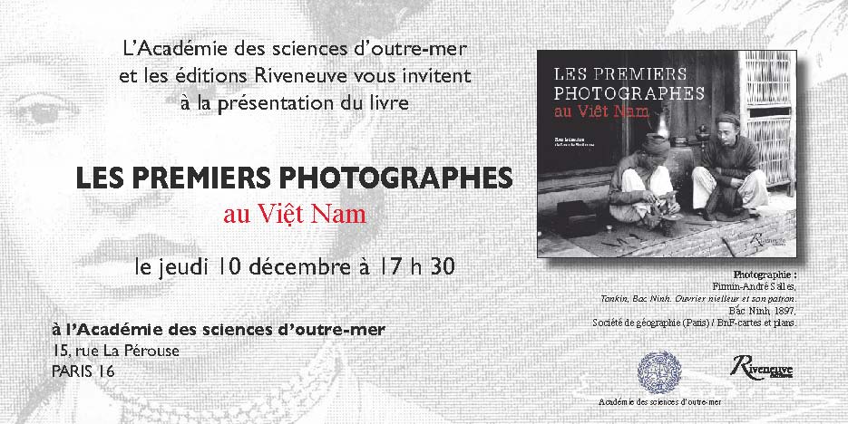 livre les premiers photographes du Vietnam